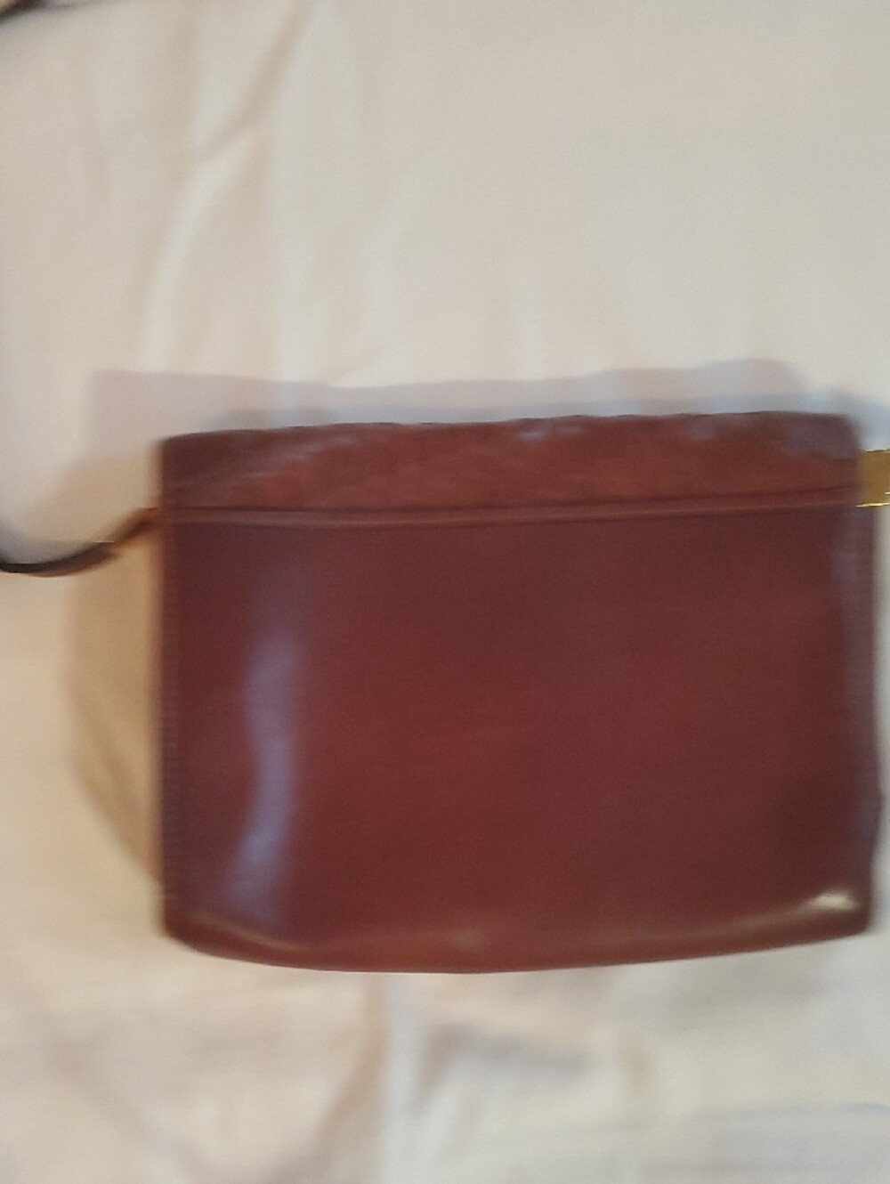 Vintage Lambardo Brown Crossbody Leather Bag - Women's Shoulder Purse - Picture 3 of 15